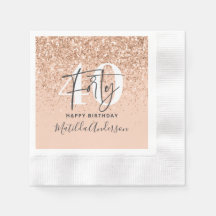 Girly glitter gnistra, 40-årsdagen party