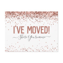 Girly Glitter jag har Flyttat Personlig