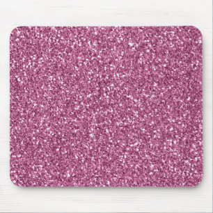 Girly Glitzy Rosa Glitter Musmatta
