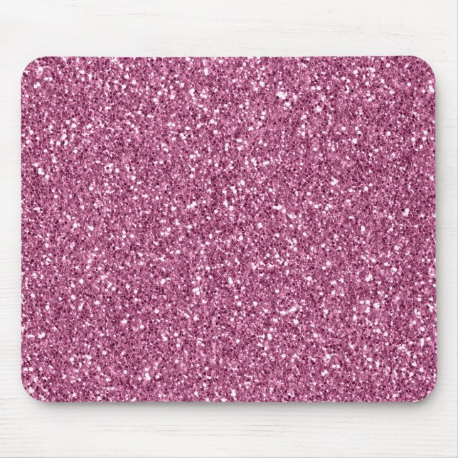 Girly Glitzy Rosa Glitter Musmatta (Framsidan)