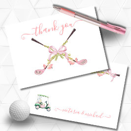 Girly golf klubbs-parfym Tackkort
