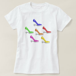 GIRLY HÖGA HEEL SHOES I MÅNGA FÄRG T SHIRT