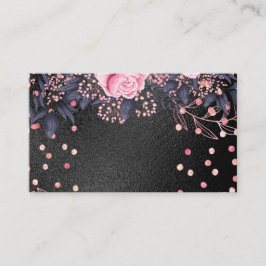 Girly i Trending Metallal Blommigt Stationery Budg Visitkort