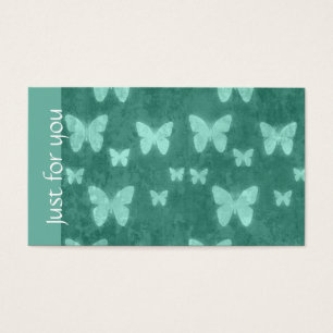 Girly Jade Grönt Butterfly Spa Gift-kort Visitkort