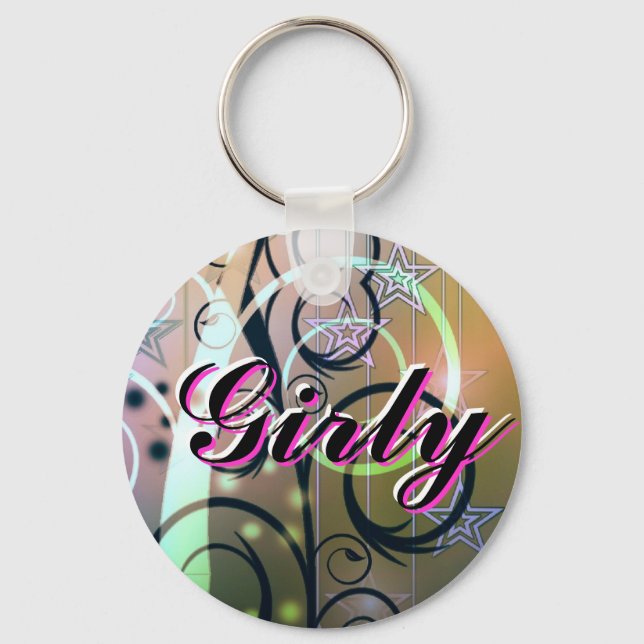 Girly Keychain Nyckelring (Framsida)