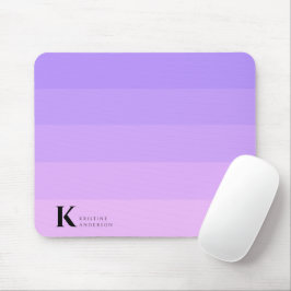 Girly Lila Lilac Ombre Classic Monogram Musmatta