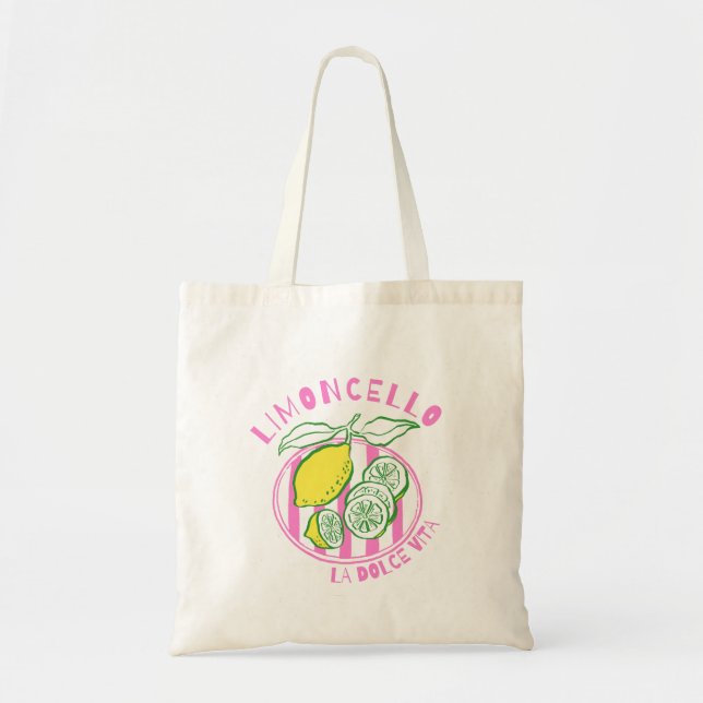 Girly Limoncello– La Dolce Vita Rosa Tygkasse (Framsidan)
