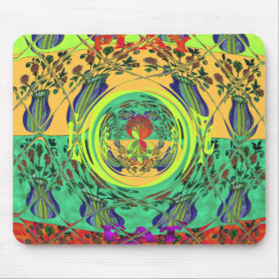 Girly Loely Blommigt Mousepad Musmatta