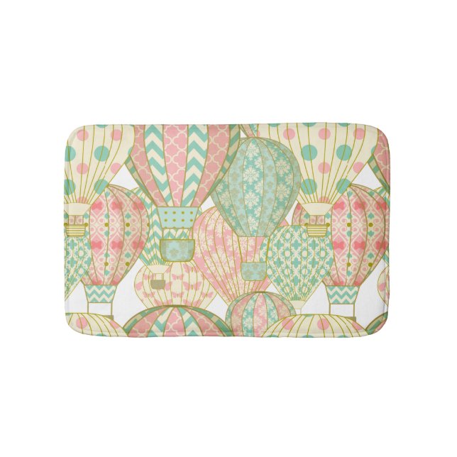 Girly Luftballong Mönster Badrumsmatta (Framsidan)