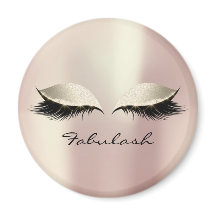 Girly Makeup Lash Namn Elfenbenskustens Rosa Öga
