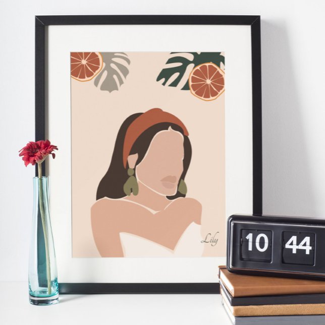 Girly Minimal Boho Chic Art Poster (Skapare uppladdad)
