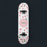 Girly Monogram, söta jordgubbar med namn Mini Skateboard Bräda 18,5 Cm<br><div class="desc">Gör det här lilla Skateboard Monogram och Namn till ditt eget genom att lägga till din text. Om du vill komma åt avancerad redigering går du till "Anpassa den här verktygen" och klickar på "Information", rulla ner och tryck på länken "klicka för att anpassa ytterligare". Perfekt för firande och tillfälle...</div>