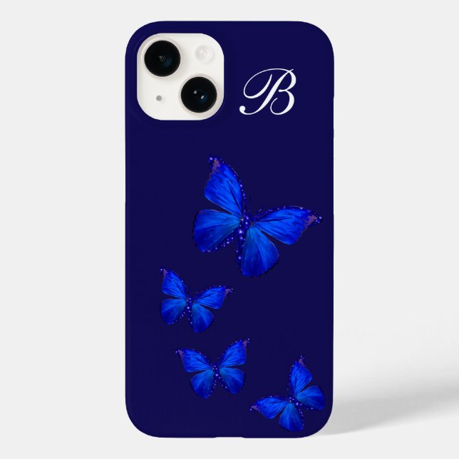 Girly Nature Butterfly Monogram (Baksida)