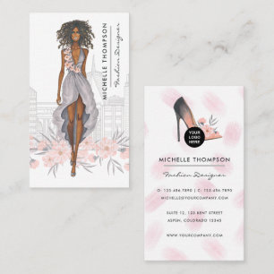 Girly New York Mode Designer Visitkort