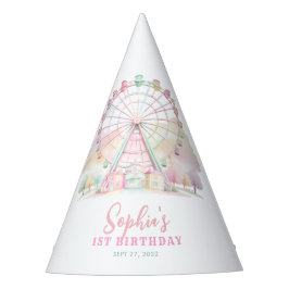 Girly Pastel Färg Carnival Circus Barns födelsedag