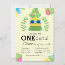 Girly Pineapple Ms Onederful First