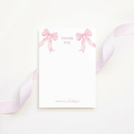Girly Pink Bows Shiny Disco Ball Bridal Shower Tack Kort