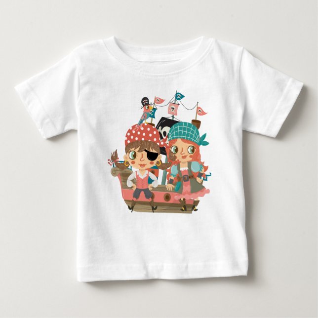 Girly Pirater Tee (Framsida)