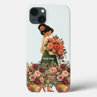 Girly Pop Blomsterbutik Telefonfodral