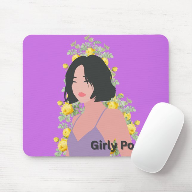 Girly pop Bob mouse pad Musmatta (Med mus)