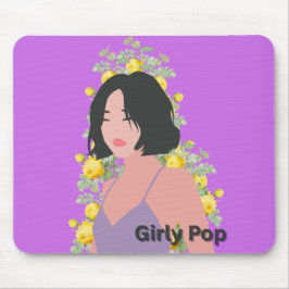 Girly pop Bob mouse pad Musmatta