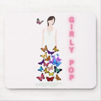 Girly pop butterfly mouse pads musmatta