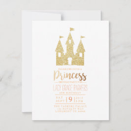 Girly Princess Birthday | Théme Party Inbjudningar