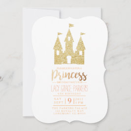 Girly Princess Birthday | Théme Party Inbjudningar