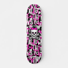 Girly Punk Döskalle skateboard