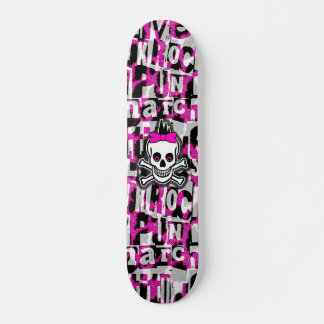 Girly Punk Döskalle skateboard