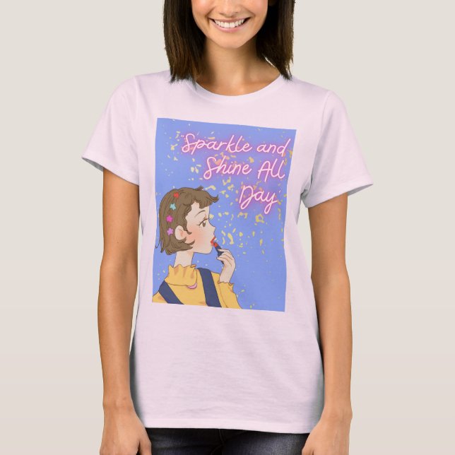 GIRLY QUOTE T SHIRT (Framsida)