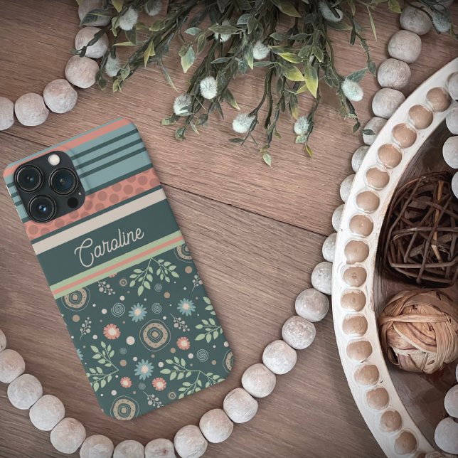 Girly Rand Blommigt Söt Modern Trendig (Skapare uppladdad)