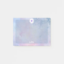 Girly regnbåge färg söt modern post-it Notes