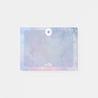 Girly regnbåge färg söt modern post-it Notes Block