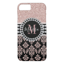 Girly Ro Glitter Gnistra Monogram Namn