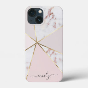Girly Ro Guld Geometric Namn Modern