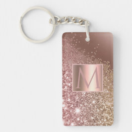 Girly Ro Guld Glitter Namn Monogram