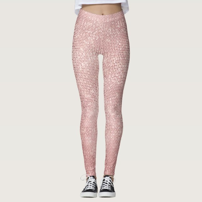 Girly Ro Guld Gnistra Glam Leggings (Framsida)