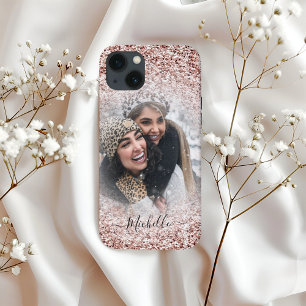 Girly Ro Guld Gnistra Glitter Photo Namn