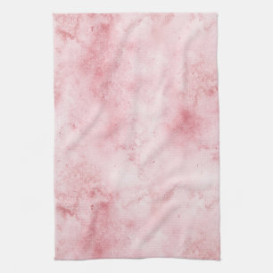Girly Rosa Abstrakt Kökshandduk