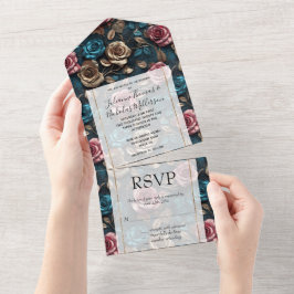 Girly Rosa Aqua Champagne Guld Ro
