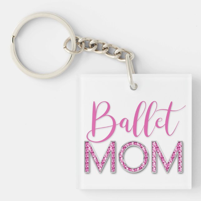 Girly Rosa Ballet Mamma Gnistra Diamond Photo (Framsidan)