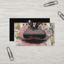 Girly Rosa blommigt vintage Paris mode salon