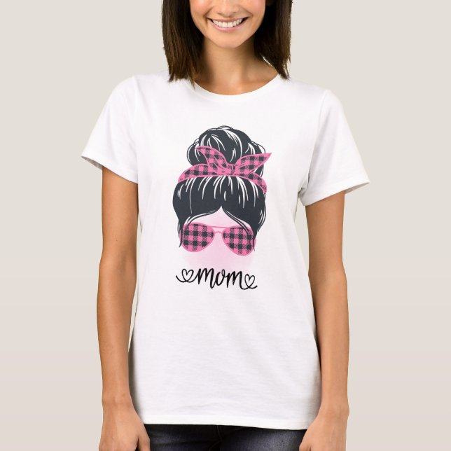 Girly rosa Cute Mor dag T Shirt (Framsida)