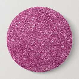 Girly Rosa Glitter Glam Knapp