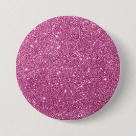 Girly Rosa Glitter Glam Knapp