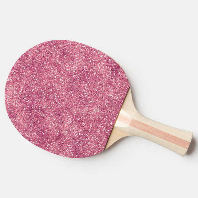 Girly Rosa Glitter Gnistra Glitz      Pingisracket (Sidan)