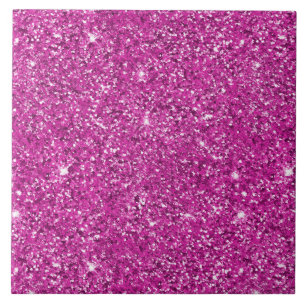 Girly Rosa Glitter Gnistra Kakelplatta
