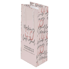 Girly rosa glitter modern snyggt 40 år