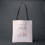 Girly rosa glitter modern snyggt 40 år tygkasse<br><div class="desc">Girly rosa glitter modern snyggt 40-årsdag. Modern monokrom text i skript. En del av en samling.</div>